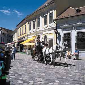 Szentendre - carrozza con cavalli